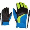 Sporthandschoenen Ziener Ziener Jongens LABINO AS(R) handschoen junior skihandschoenen/wintersport | waterdicht, ademend, Perzisch blauw, 7.5