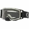 Oakley front line mx tuff blocks goggle black gunmetal clear ref oo7087 60 Sportbrillen Oakley