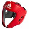 Adidas Adidas Uni IBA Boxing Head Guard hoofdbescherming voor volwassenen, rood, L Sporthelmen