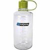 Bidons Nalgene Sustain Tritan BPA vrije waterfles gemaakt van materiaal afgeleid van 50% plastic afval, 32 oz, smalle mond, helder