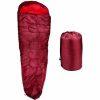 Camp Active Slaapzakken Slaapzak | Camp Active | 210 x 80 cm (Mummy, Rood)