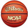 Wilson Basketbal NCAA LEGEND VTX, gemengd leer, binnen en buiten basketbal, oranje/goud, 7 Ballen Wilson