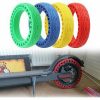 Skateboards 8,5 inch Elektrische Scooter Slijtvast schokabsorberende decoratieve patroonband honingraat stevige band, geschikt voor Xiaomi Mijia M365(Groen)