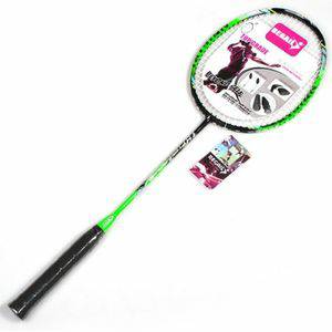 Rackets REGAIL 8019 2 PCS Carbon duurzaam badminton racket voor beginners (groen)